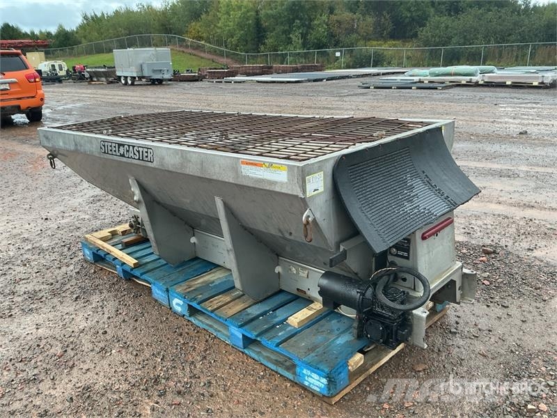 Steel Caster Electric 8 Ft Salt Spreader معدات نشر الرمال والملح