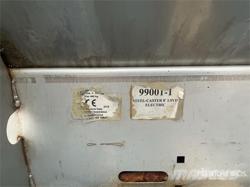 Steel Caster Electric 8 Ft Salt Spreader معدات نشر الرمال والملح