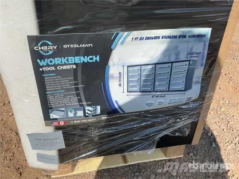 Steelman 7 ft 20-Drawer Workbench (Unused) Drugi deli