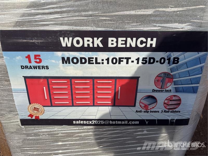  Steelman 9 ft 6 in 15-Drawer Workbench (Unused) مكونات أخرى