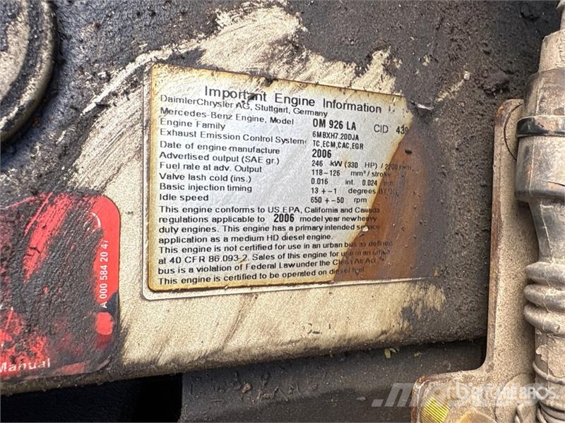 Sterling 4x2 Water Truck (Inoperable) Ūdens mašīnas