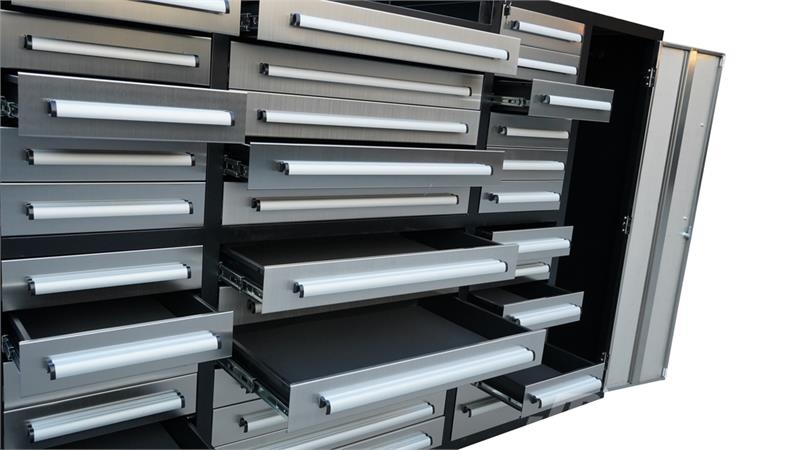 Suihe 7FT-35D-01B 7 ft 35-Drawer Tool Cabinet (Unused) Otros