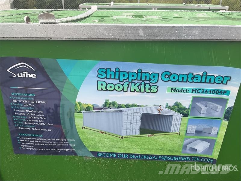 Suihe MC364004P 36 ft x 40 ft Container Shelter (Unused) Otros