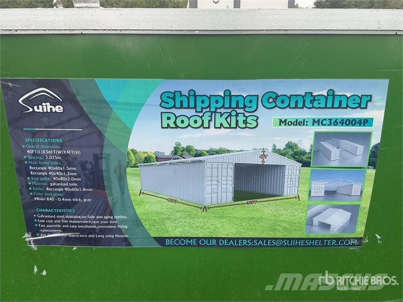 Suihe MC364004P 36 ft x 40 ft Container Shelter (Unused) Otros