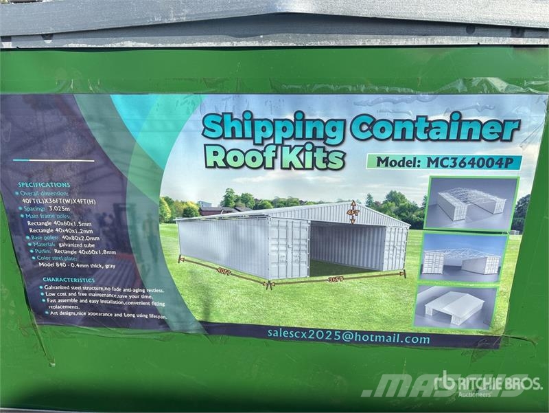 Suihe MC364004P 36 ft x 40 ft Container Shelter (Unused) Sonstige Baumaschinen