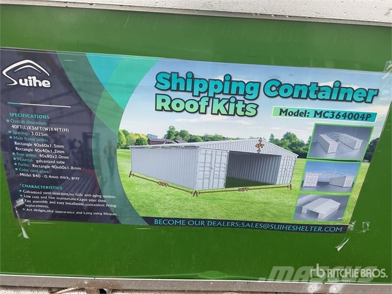Suihe MC364004P 36 ft x 40 ft Container Shelter (Unused) Otros