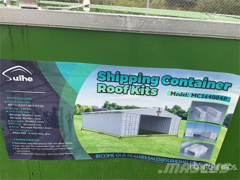 Suihe MC364004P 36 ft x 40 ft Container Shelter (Unused) Otros