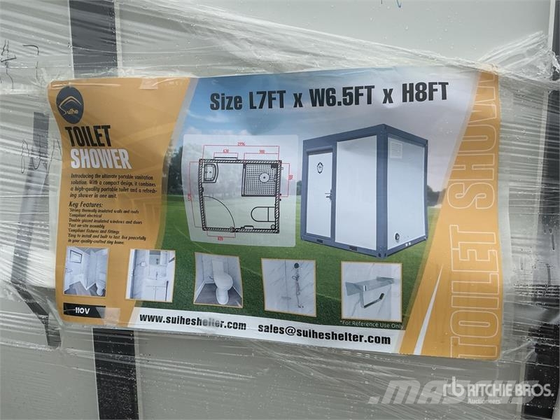 Suihe NT-SH(a) 7 ft x 6 ft 5 in 1 Person Portable Toilet Other components