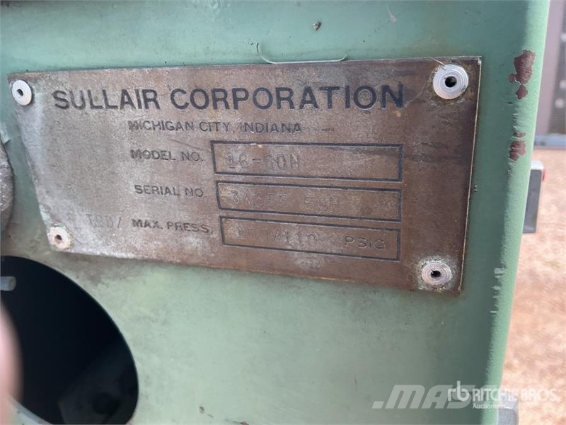 Sullair 16-60H Skid-Mounted Electric Air Compressor Compressores