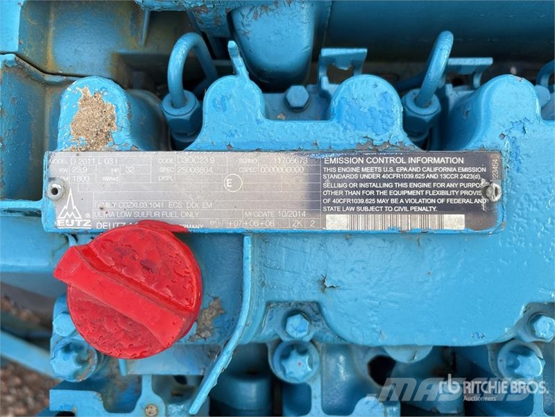 THOMPSON 4V-DD-3-D2011 Trailer-Mounted Water Pump Vandens siurbliai