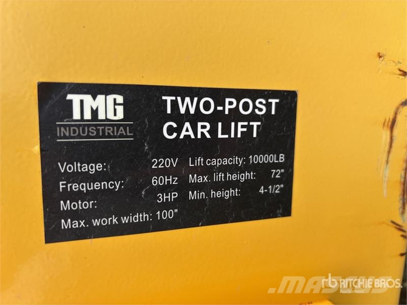 TMG 2 Post 10000 lb Vehicle Lift (Unused) Građevinarstvo – ostalo