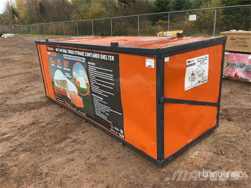 TMG DT4041CF 40 ft x 40 ft Dual Truss Container Shelte Construction - Others