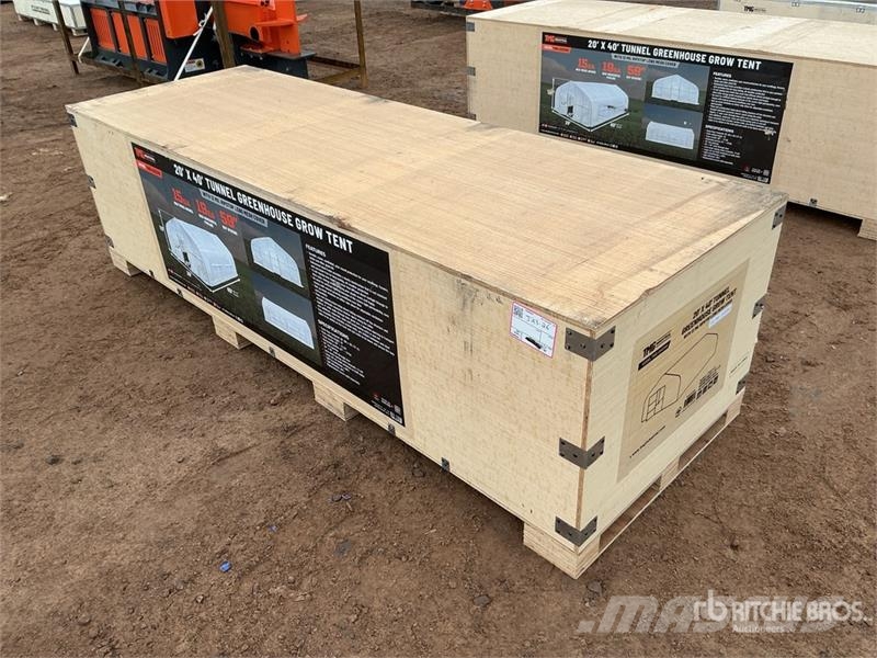 TMG GH2040 20 Ft x 40 Ft Tunnel Greenhouse (Unused) مكونات أخرى