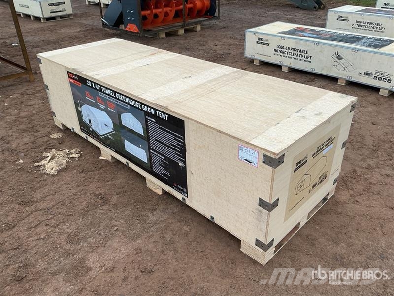 TMG GH2040 20 Ft x 40 Ft Tunnel Greenhouse (Unused) مكونات أخرى