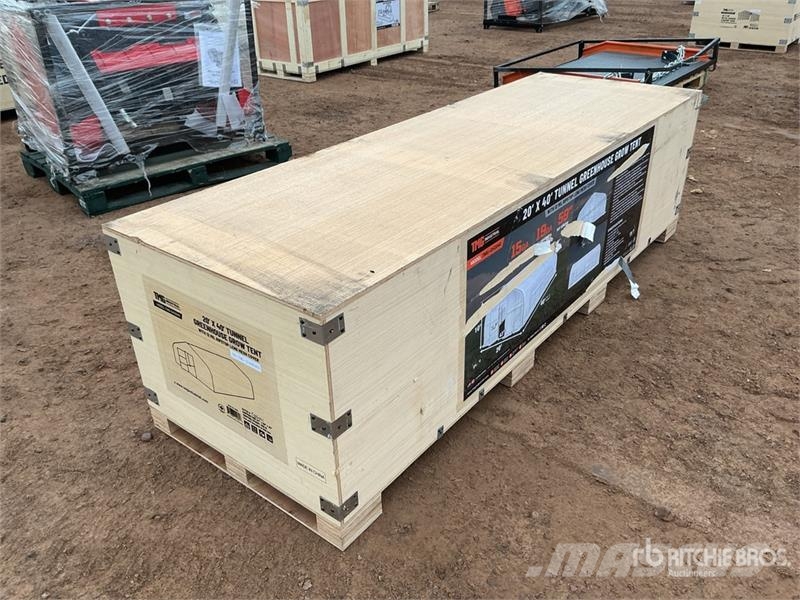 TMG GH2040 20 Ft x 40 Ft Tunnel Greenhouse (Unused) مكونات أخرى
