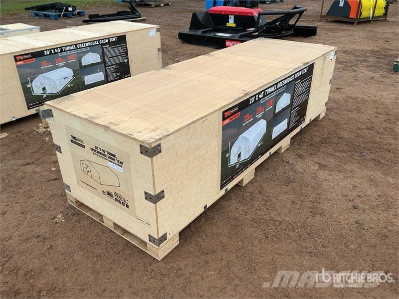 TMG GH2040 20 Ft x 40 Ft Tunnel Greenhouse (Unused) مكونات أخرى