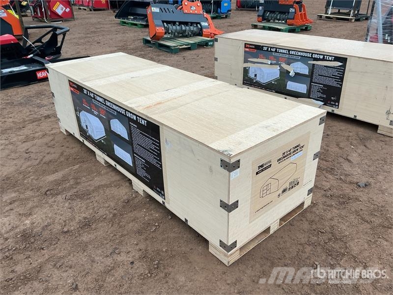 TMG GH2040 20 Ft x 40 Ft Tunnel Greenhouse (Unused) مكونات أخرى