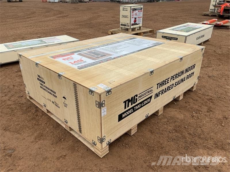 TMG LSN30 Three-Person Infrared Sauna 57 In x 41In (Un مكونات أخرى
