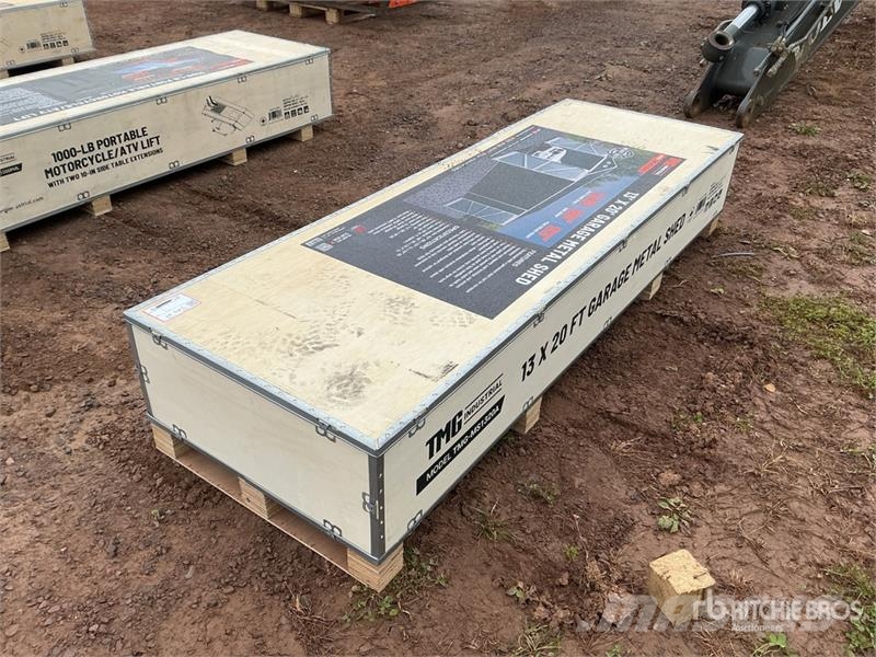 TMG MS1320A Metal 13 Ft x 20 Ft Shed (Unused) Tērauda karkasa ēkas