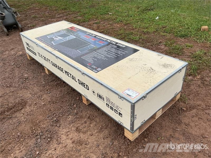TMG MS1320A Metal 13 Ft x 20 Ft Shed (Unused) Tērauda karkasa ēkas