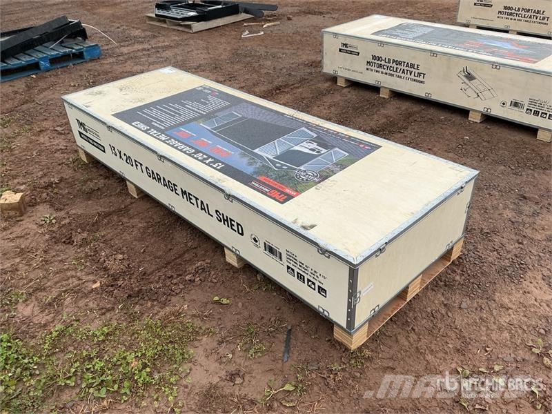 TMG MS1320A Metal 13 Ft x 20 Ft Shed (Unused) Tērauda karkasa ēkas