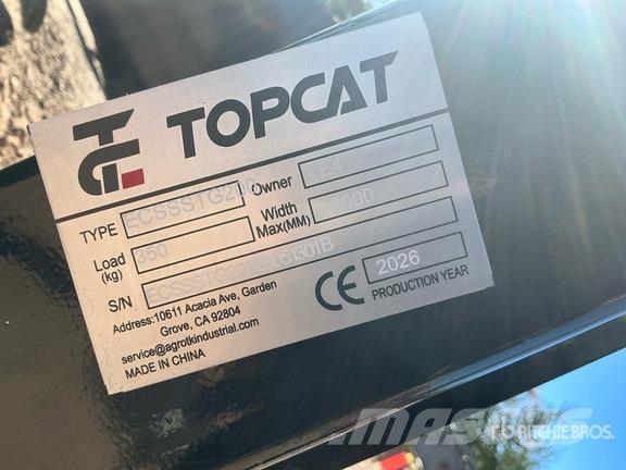 Top Cat Cat ECSSSTG200 Skid Steer Stump Grinder (U Rotorkopeggen / rototillers