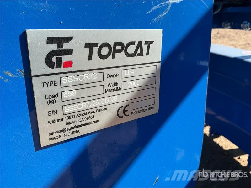 Top Cat Cat SSSCR72 72 in Skid Steer Power Rake (U Okretači i sakupljači sena