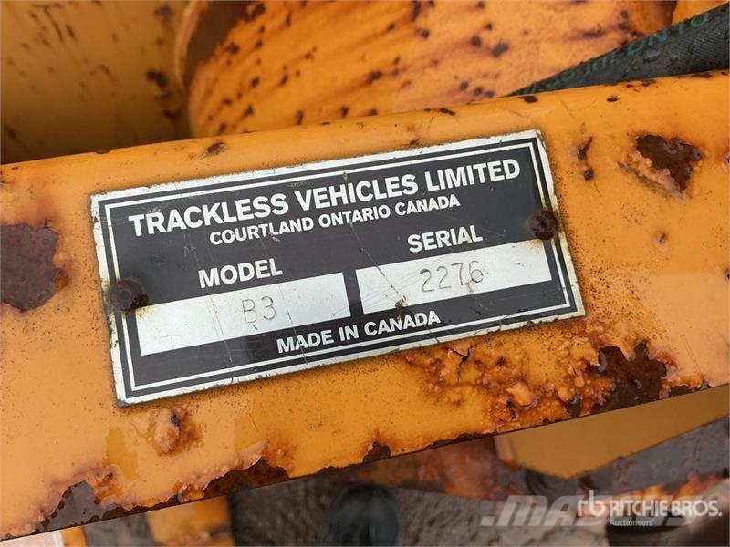 Trackless B3 Lançadores de neve