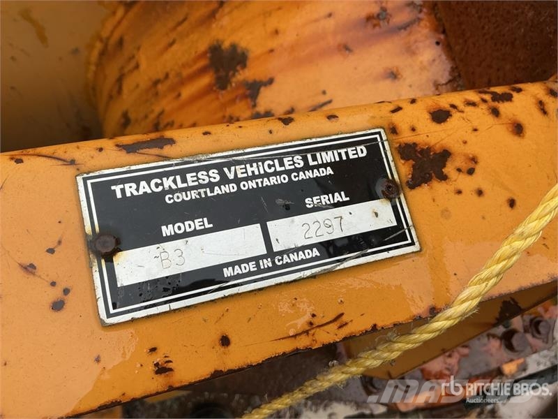 Trackless B3 Lançadores de neve