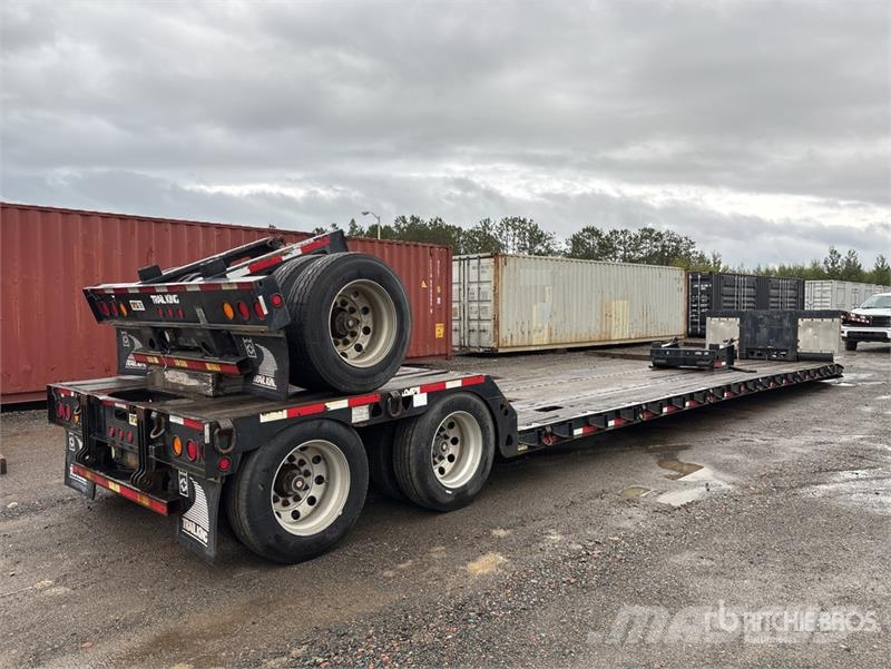 Trail King TK9 45 ton T/A 34 ft - 58 ft Extendable Removable Caricatore basso