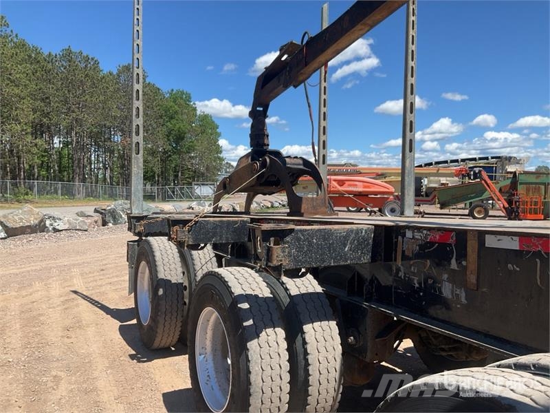 Trailex 50 ft Quad/A Self-Loading Log Trailer Reboques para transporte de madeira