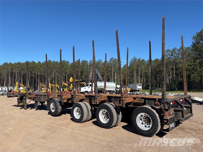 Trailex 52 ft Quad/A Short Wood Log Trailer Tømmerhengere