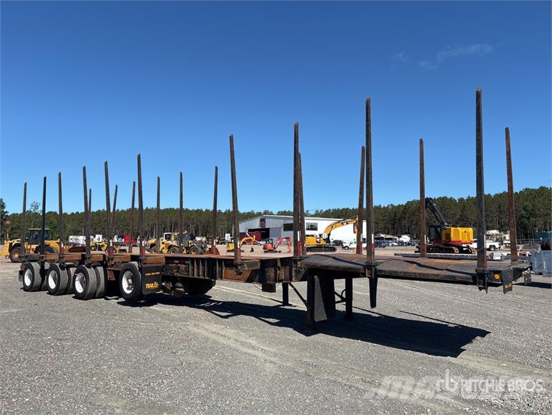 Trailex 52 ft Quad/A Short Wood Log Trailer Tømmerhengere