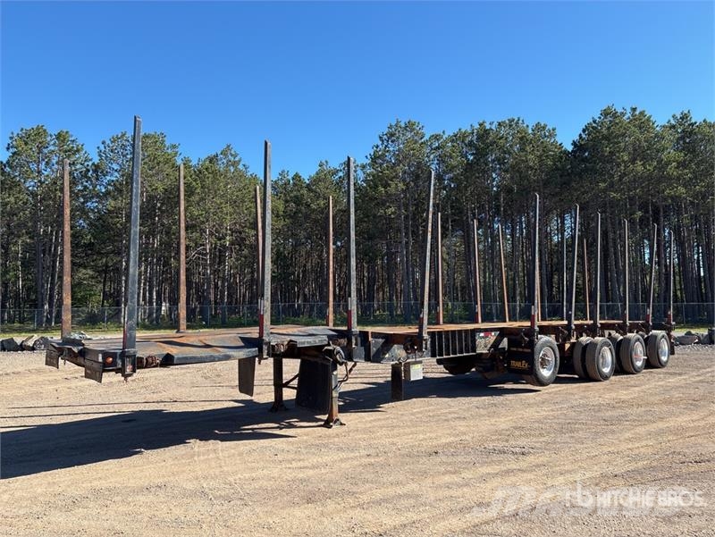 Trailex 52 ft Quad/A Short Wood Log Trailer Tømmerhengere