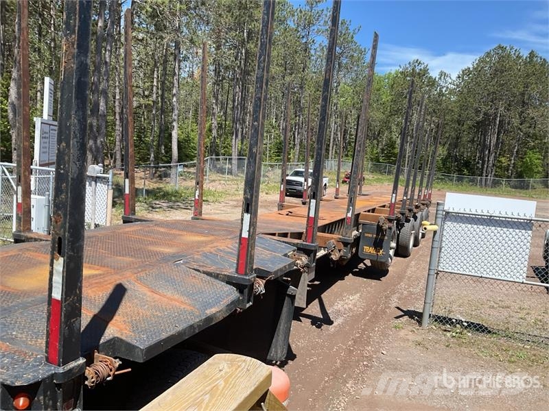 Trailex 52 ft Quad/A Short Wood Log Trailer Tømmerhengere