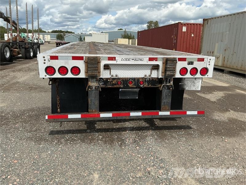 Triple E 53 ft Tri/A Flatbed Trailer Причепи-платформи/бокове розвантаження