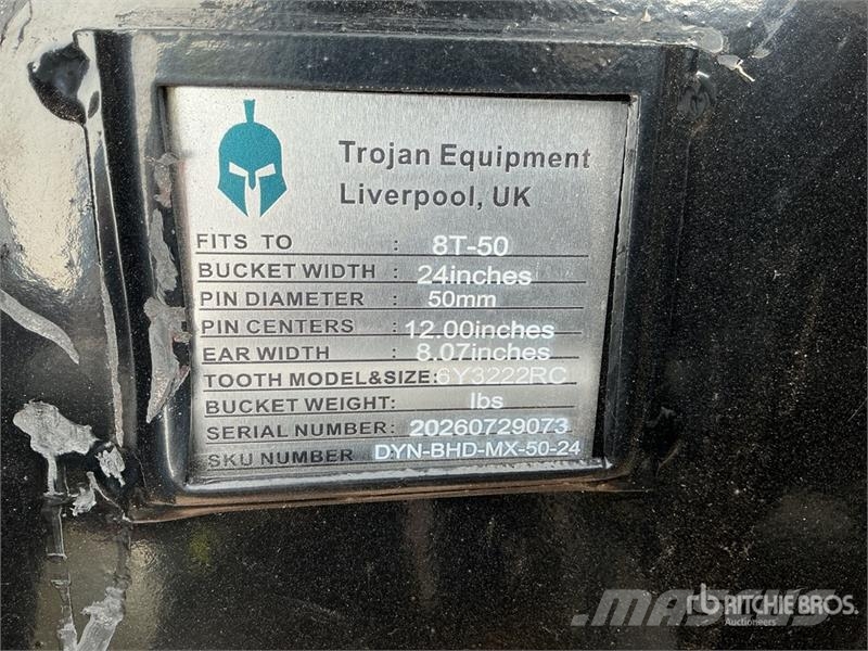 Trojan 24 in Digging Excavator Bucket (Unused) Kanalak