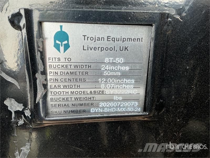 Trojan 24 in Digging Excavator Bucket (Unused) Kanalak