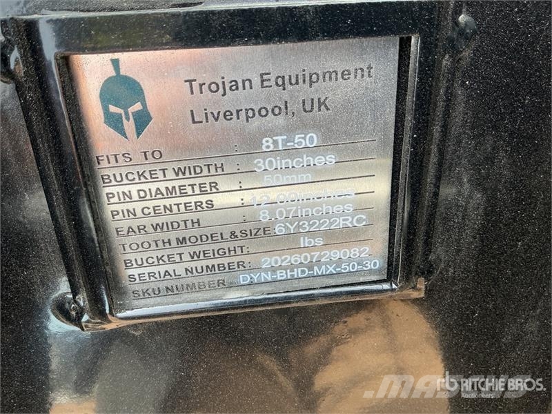 Trojan 30 in Digging Excavator Bucket - Fits 50 mm Cat 30 Kašike / Korpe