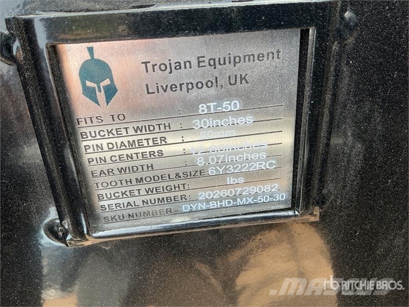 Trojan 30 in Digging Excavator Bucket - Fits 50 mm Cat 30 Kašike / Korpe