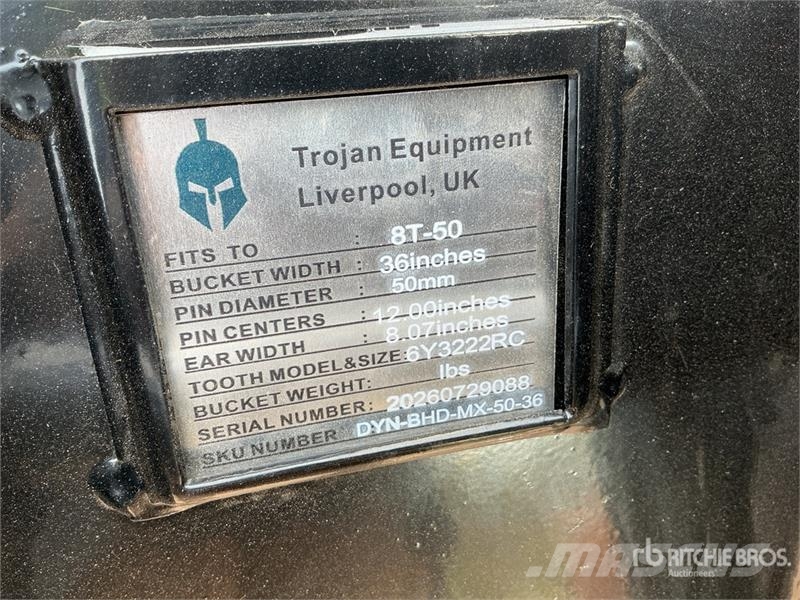 Trojan 36 in Digging Excavator Bucket - Fits 50 mm Cat 30 Kanalak