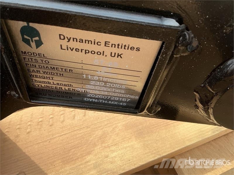Trojan 36 in Hydraulic Excavator Thumb - Fits Cat 305, 30 Kašike / Korpe