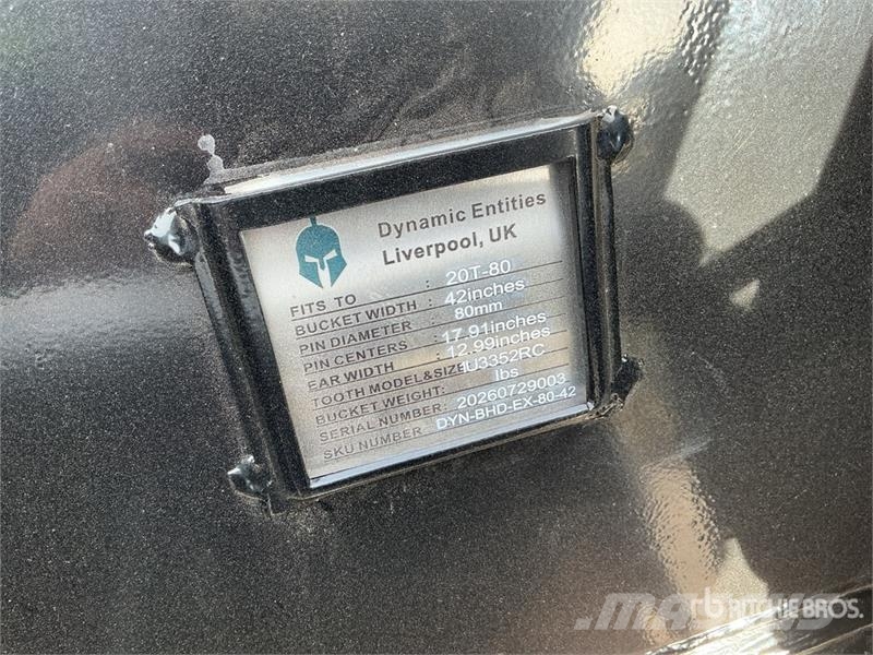 Trojan 42 in Digging Excavator Bucket - Fits 45 mm Cat 30 Kanalak