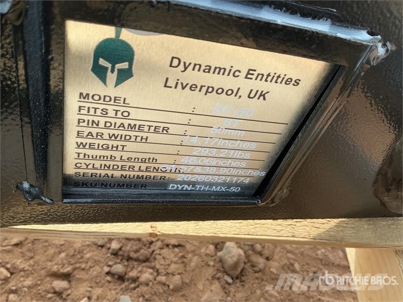 Trojan 46 in Hydraulic Excavator Thumb - Fits Cat 307/308 Kašike / Korpe