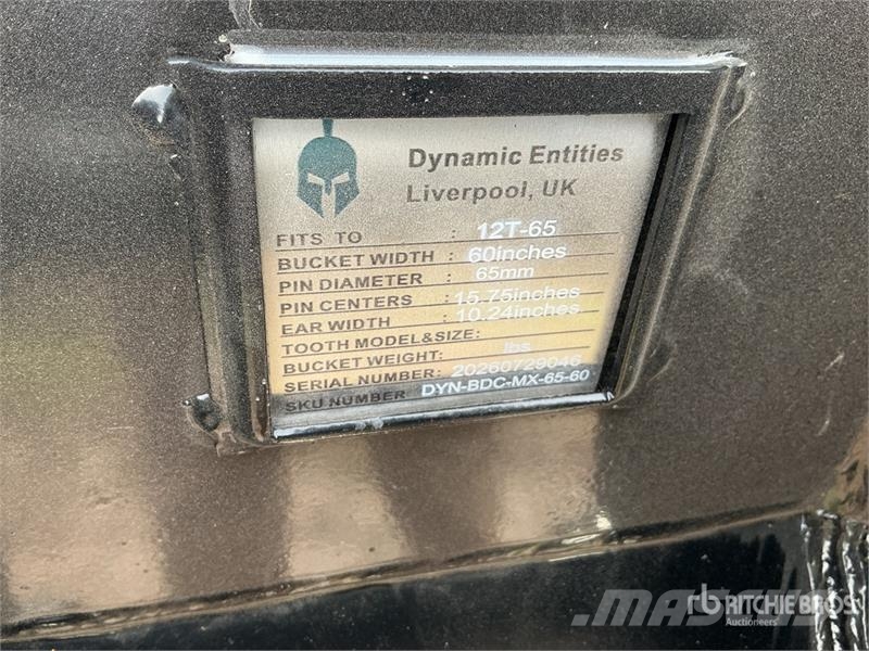 Trojan 60 in Cleanup Excavator Bucket - Fits 65 mm 311/31 Kanalak