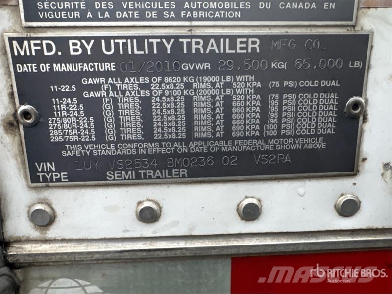 Utility 53 ft x 102 in T/A Refrigerated Trailer Semirremolques isotermos/frigoríficos