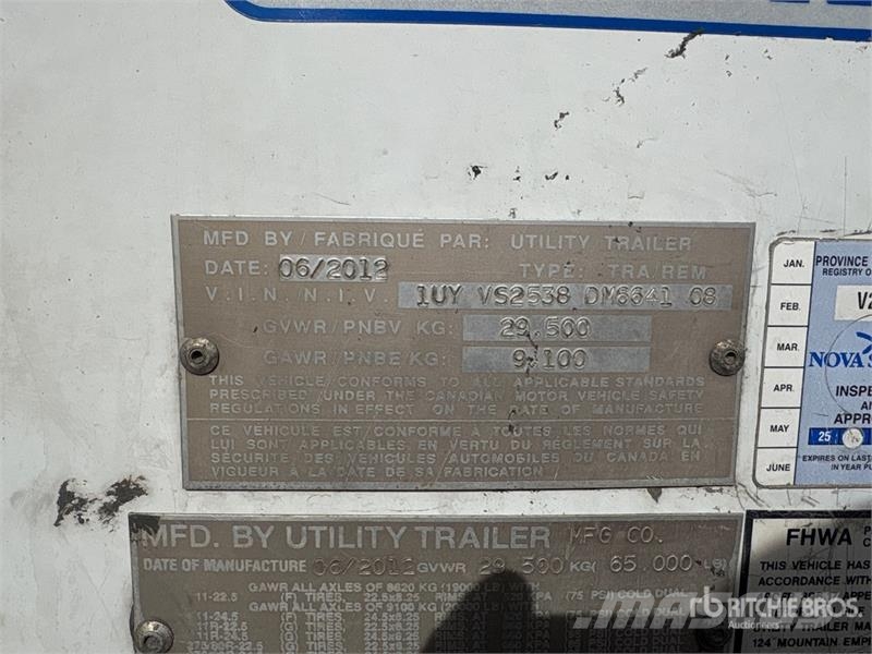 Utility VS2RA 53 ft T/A Refrigerated Trailer Koel-vries opleggers