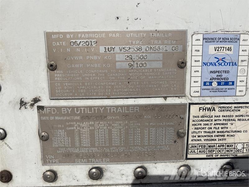 Utility VS2RA 53 ft T/A Refrigerated Trailer Koel-vries opleggers