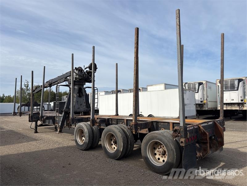 Valley 47 ft Tri/A Self-Loading Log Trailer Metsaveohaagised