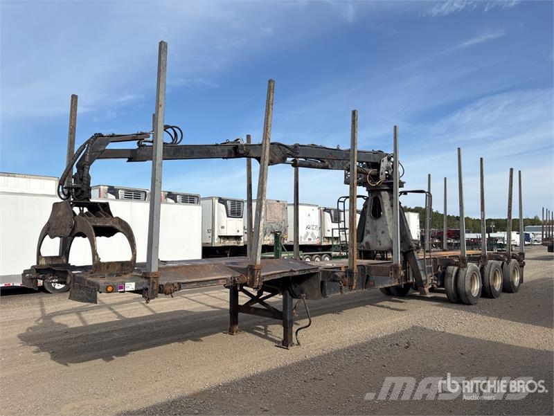 Valley 47 ft Tri/A Self-Loading Log Trailer Metsaveohaagised